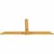 Ekena Millwork Eugene Rough Sawn Timber Gable Bracket, Western Red Cedar, 96"W x 40"H x 2"D x 6"F, 10/12 Pitch GBW096X40X0206EUG00RWR - alternate 4
